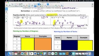 7 1 Classifying Polynomials Video lesson 2023