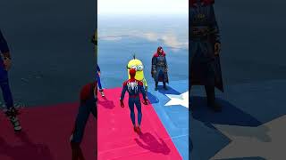 GTA 5 SPIDERMAN Ragdolls Compilation EP.065 #shorts #Spiderman