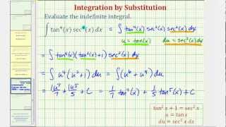 Ex: Integral Using Substitution with an Even Power of Secant