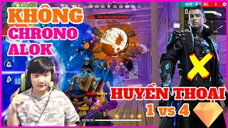 Invis K - Không CHRONO, Không ALOK 1 vs 4 huyền thoại Indonesia | Free Fire