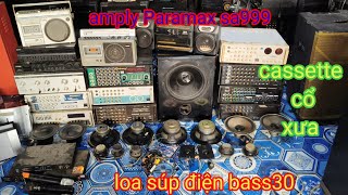 Loa súp điện bass30, lộc xì Sony, mix không dây Bose và rất nhiều loa xịn sò nội địa nhật khác.