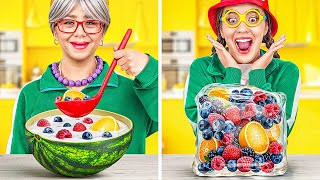 ฉัน VS คุณยาย TIK TOK FOOD CHALLENGE || ใครจะเป็นผู้ชนะในศึกครัวลับจาก 123 GO FOOD