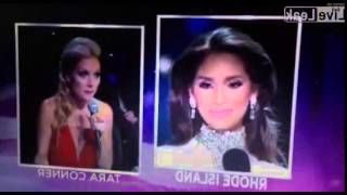 Miss Rhode Island Completely Bombs Miss USA Question