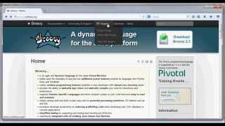 Groovy Tutorial 01 (download + test run the Groovy Eclipse plugin)