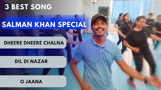 3 Best Salman Khan Special Song Dance Video | Zumba Video | Bollywood Workout | Vivek Sir