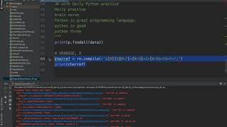 JD with Daily Python Practice ( Python Regular expressions )