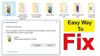 Easy way to Delete Undeletable Files and Folder In Windows 10/8/7 | Fix "Could Not Find This Item"