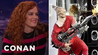 Riley Keough Is Married To The Doof Warrior From "Mad Max" | CONAN on TBS