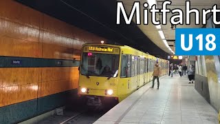 Stadtbahn Essen | Mitfahrt | Duewag B80C | Linie U18 | Berliner Platz - Mülheim Hauptbahnhof