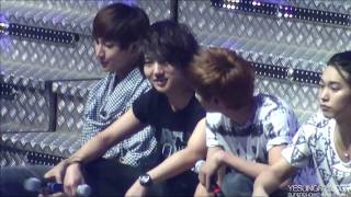 100410 [HD] Adorable SuJu singing Our Love @ Super Show II Manila