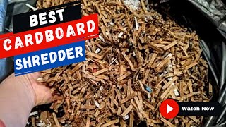 Amazon Cardboard Box Shredder Review | Bedding / Compost / Packing Paper