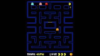 PAC-MAN high score 1,028,080 ONE MILLION +!!!! neave flash