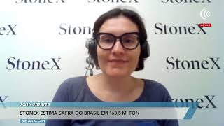 Stonex estima produção de 163,5 mi/ton de soja na safra 2023/24