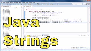 Java Tutorial 11 - Comparing Two Strings