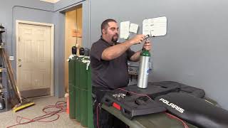 Filling A Portable Oxygen Tank Using The Cascade System