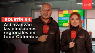 En Vivo Boletín informativo Caracol Radio: así avanzan las elecciones regionales en toda Colombia