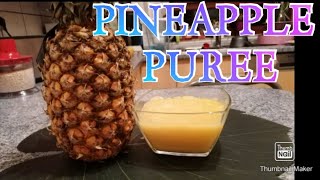 Pineapple puree recipe