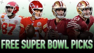 Free NFL Picks and Predictions (Super Bowl 58) | NFL Free Picks Today | THE LINES #285