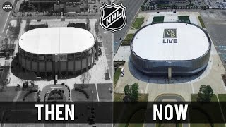 NHL Arenas Then and Now !