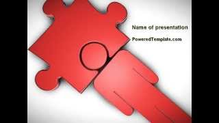 Solving Problems PowerPoint Template by PoweredTemplate.com