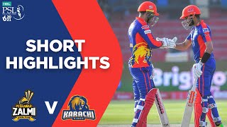 PSL 2021 | Short Highlights |  Karachi Kings vs Peshawar Zalmi | Match 13 | MG2E