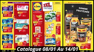 catalogue LIDL du 08 Janvier 2025  ✅ Arrivage bricolage PARKSIDE 🛠 Promos SILVERCREST 🔥