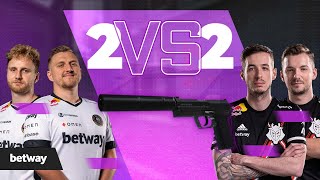 BIG x G2 Pistol 2vs2 | With tabseN, kennyS, huNter- \u0026 syrsoN!