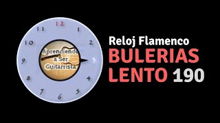 Flamenco Metronome: Slow Bulerías Rhythm - 190