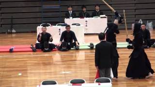 第61回全日本都道府県対応剣道優勝大会　準決勝　福岡県－千葉県　次鋒戦