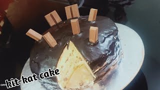 #IKBAs Kitchen # Kit-Kat Cake//Simple \u0026Easy method..