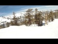 snowboard kirkwood california 1st run groomed freeride