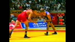 World Wrestling Championship 2002 55 kg bronze medal A.Achilov(UZB) O.Zakharuk(UKR)