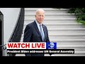 LIVE | President Joe Biden addresses UN General Assembly