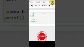 😎💻How to Write code to Subtract two numbers in Python 2025 #python #engineering #gate #2025 #coding