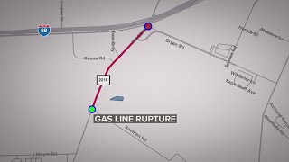 Gas line rupture shuts down stretch of FM 2218 in Fort Bend County