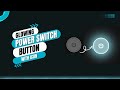 Glowing Power Switch Button with Icon  HTML & CSS Toggle Animation