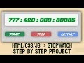 Build a Stopwatch App with HTML, CSS & JavaScript – Beginner Frontend Project