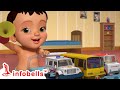 Playing with Toy Vehicles - చిట్టి ఇంటి ఆట | Telugu Rhymes and Telugu Cartoons | Infobells