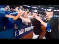 R.A. Dickey celebrates Blue Jays ALDS win with fans