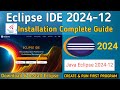 How to Install Eclipse IDE 2024-12 on Windows 10/11 with JDK 23 | Eclipse IDE Latest Version