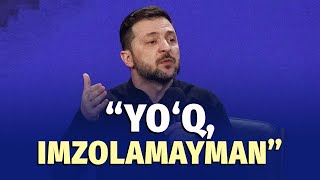 Zelenskiy AQSH moliya vaziriga baqirgan — FT