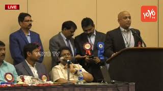 American NRI Sharat Nandapati Speech About YSR | YS Jagan | NATA Convention 2018 | YOYO TV News