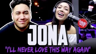 Jona - I'll Never Love This Way Again | Live on Wish 107.5 Bus REACTION!!!