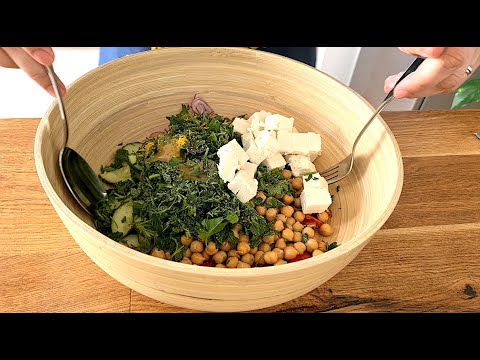 Baked Chickpea Salad Recipe