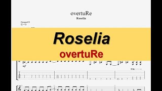 【TAB】Roselia - overtuRe  (Y's Guitars cover) / guitar tab