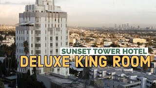 Deluxe King Room at Sunset Tower Hotel in West Hollywood #grindface