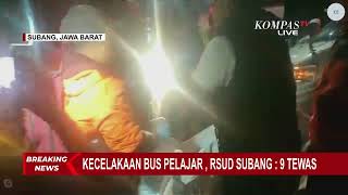 Terbaru! RSUD Subang Konfirmasi 9 Orang Tewas Akibat Kecelakaan Bus di Ciater