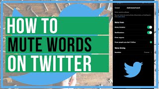 How To Mute Words On Twitter