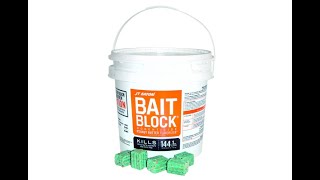 JT Eaton 166004 709-PN Bait Block Rodenticide Anticoagulant Bait, Peanut Butter Flavor - Overview