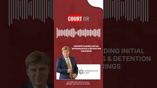 Understanding Initial Appearances & Detention Hearings